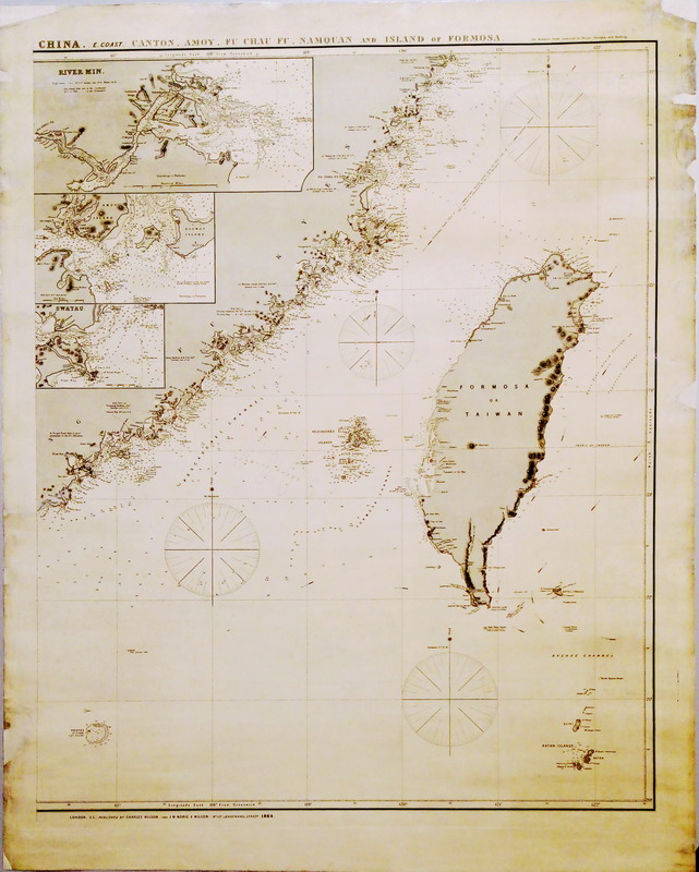 1864台灣地圖